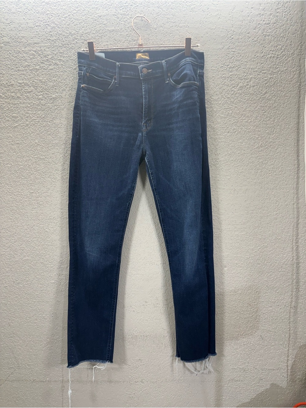 MOTHER Indigo Slim Straight Jeans